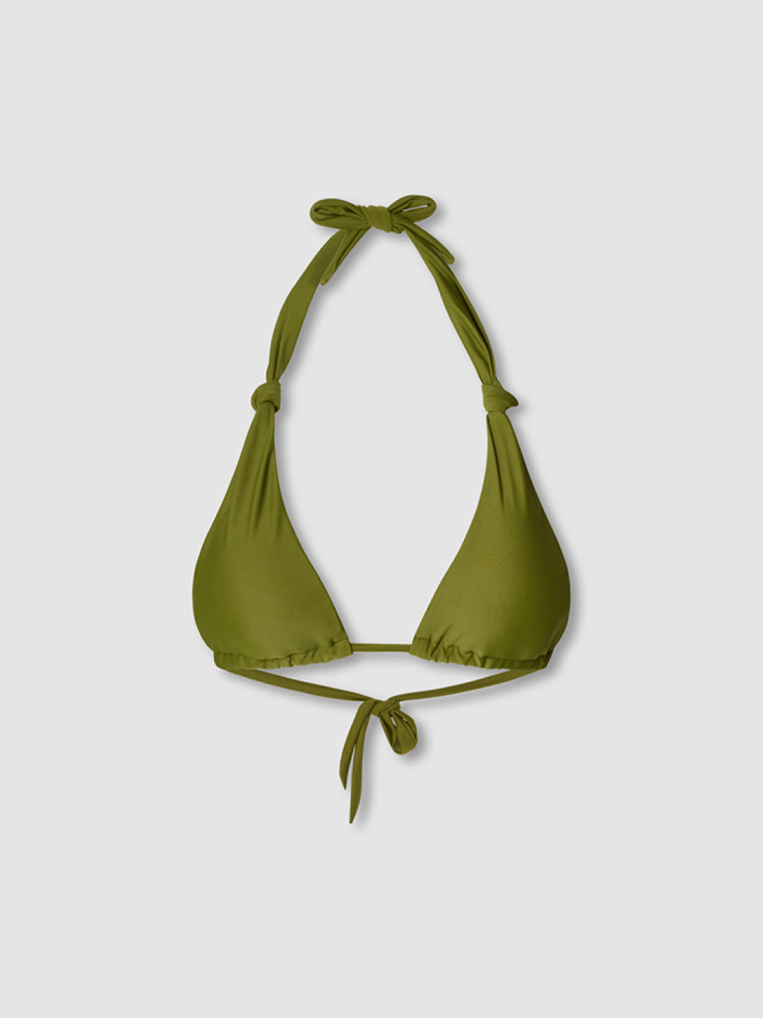 Knot Bothered Bikini Set Olive | Women's Swimwear | Frank Dandy